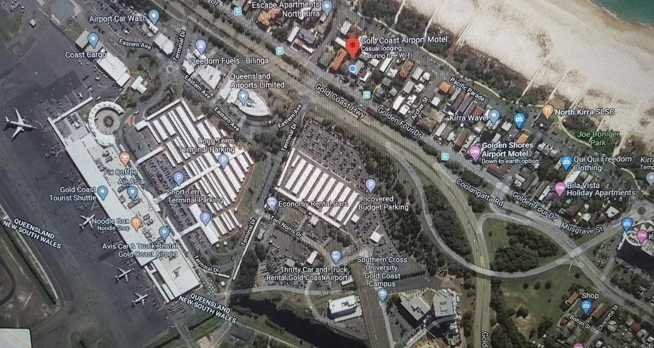 ***  Gold Coast Airport Motel - Only 300 Meters To Airport Terminal Австралия